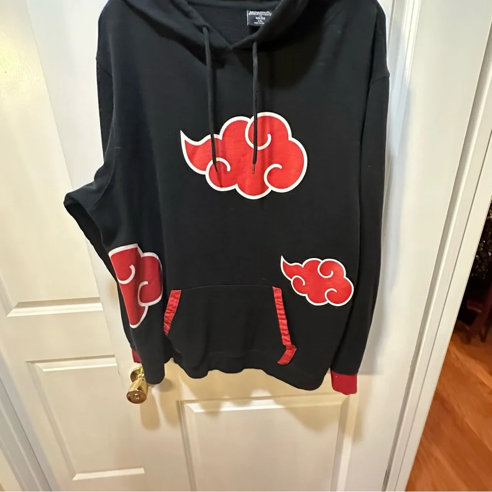 Vintage 2002 naruto viz akatsuki  sasuke hoodie size XXL - Picture 2 of 10